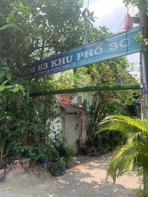 nhà 1 trệt 1 lầu 2 phòng ngủ diện tích 42,8 m đường Thạnh lộc 19