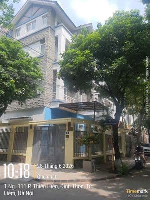 Cho thuê nhà biệt thự KĐT Yên Hòa. DT 100m2,4T, 1 hầm. Giá 29 tr/th
