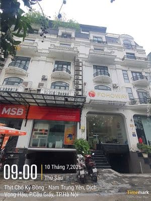 Cho thuê nhà liền kề Shophouse Tôn Thất Thuyết.DT 105m2*5T.Giá 65tr/th