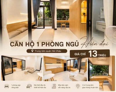 Modern one-bedroom apartment