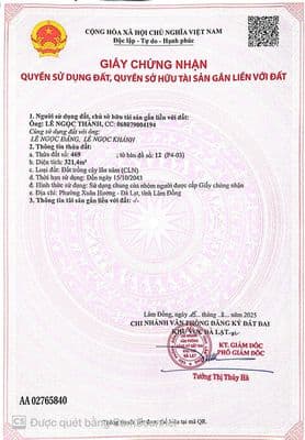 Bán nhà đà lạt