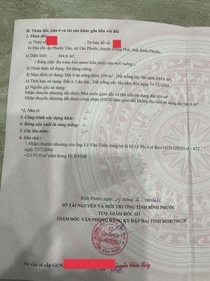 chính chủ cần bán gấp lô đất mặt tiền đường lớn