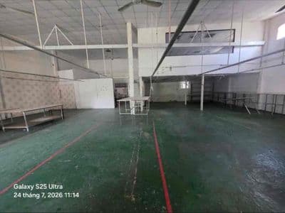 Kho xưởng nền epoxy ( 15 x 25m ) mã lò