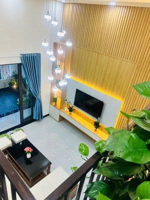 Cho thuê nhà mới 100% gác lửng - khu nam việt á