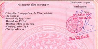 Nhà cấp mới xây, giá thỏa thuận