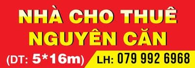 Cho thuê nhà nguyên căn dài hạn