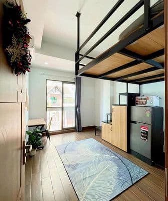 Cho thuê căn hộ mini 30m2 có gác lửng gần đại học Giao Thông Vận Tải