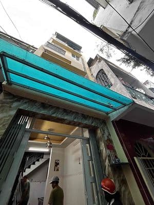 Nhà nguyên căn q5 1 trệt 2 lầu sân thượng 2pn 3wc - full nội thất 90m2
