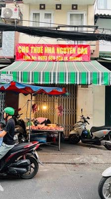 Cho thuê nhà nguyên văn đường đoàn văn bơ, phường xóm chiếu
