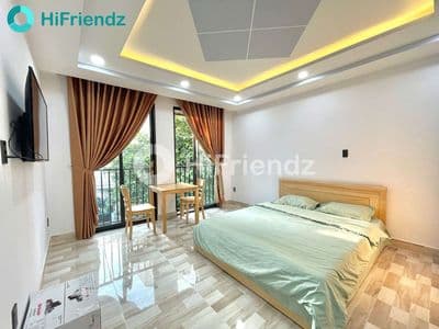 Căn hộ studio 40m2 ban công full nội thất gần quận phú nhuận