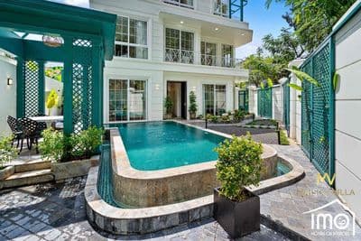 Cho thuê villa full nt hồ bơi thang máy kdc liên phường q9
