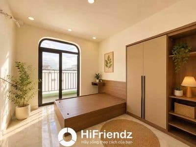 Căn hộ 1 phòng ngủ - full nội thất - ban công