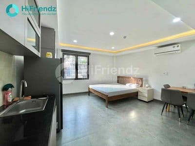 Cho thuê căn hộ full nội thất cửa sổ trời
