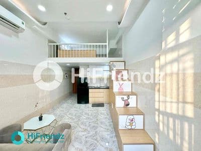 Cho thuê chdv cao cấp full nội thất - bancol - thang máy - gần đh vhu