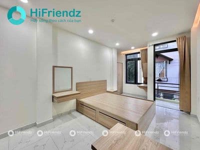 Căn hộ ban công full nội thất mgr | ngay cv lê thị riêng