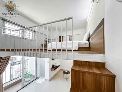 Căn hộ cho thuê duplex gác ban công gần khu chế xuất, Đh UFM, Q7, Tdtu