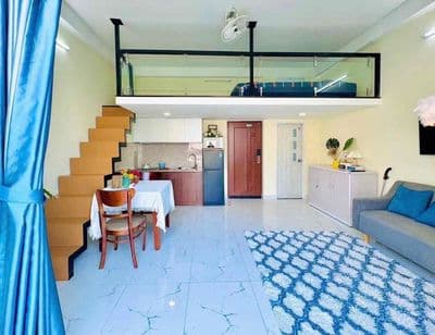 Cho thuê phòng duplex ban công full nội thất ngay vlu