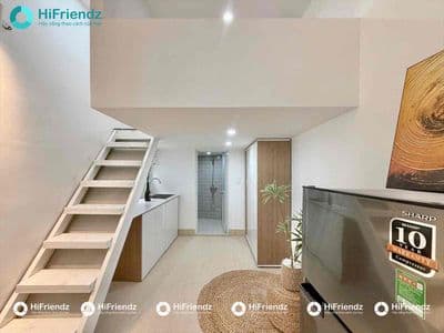Duplex cao cấp full nội th máy giặt riêng ngay công viên Lê Thị Riêng