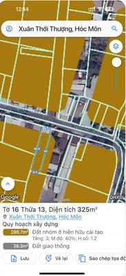 Siêu phẩm 2 mặt tiền xuân thới thượng, hóc môn đường 20m dt:8x 40m