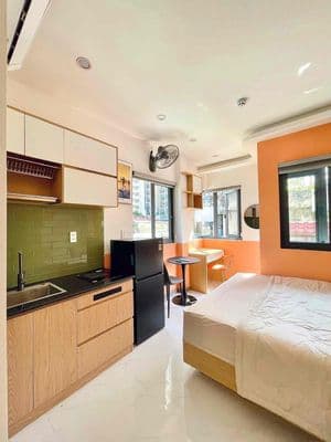 Trống lại căn studio full nội thất mới 100% tô ký