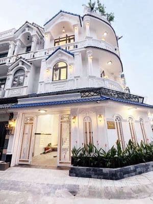 Cho thuê biệt thự mini - góc 2 mặt tiền kdc petechim htp - nhà bè