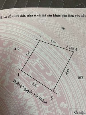 Bán đất mặt tiền đường Nguyễn Tất Thành Thành Phố Sa Đéc