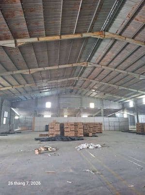 cho thuê xưởng 3600m2 giá thuê 130 triệu/tháng