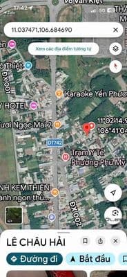 Bán đất mặt tiền đường nhựa 5m, 1 xẹc Huỳnh Văn Lũy, TDM, Bình Dương