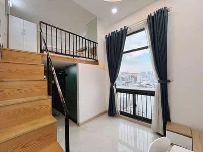 Duplex mặt tiền duy tân | gác cao rộng rãi | full nội thất