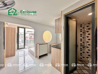 Nhà mới 1pn full nội thất cửa sổ ban công thoáng