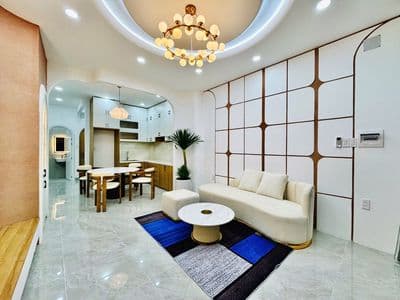 Cho thuê nhà gần chợ bà chiểu 4x11m 3 lầu 4Pn full nội thất già 27 TR