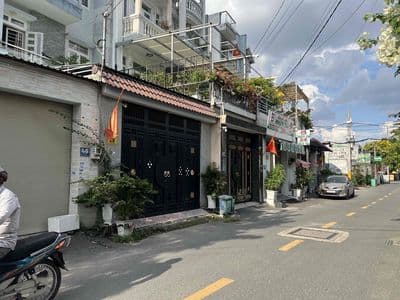 Cho thuê nhà mặt tiền Tân Thới Hiệp 13 đúc lửng 4,2-17m đường 12m thôn