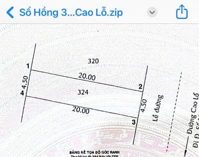 Bán nhà mặt tiền cao lỗ – phường chánh hưng – tp.hcm