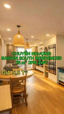 CẦN BÁN căn hộ Saigon South Residences 75 m²