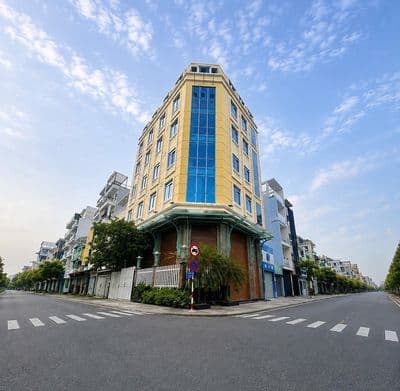 Cho thuê tòa nhà góc 2 mt khu bàn cờ, quận 3 – có hầm, 8 tầng