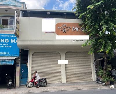 Cho thuê nhà mặt tiền đường nguyễn thị tú 8x25m 1 trệt suốt và 1 gác