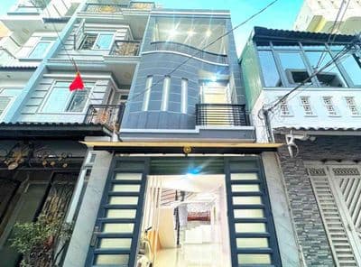 nhà 3 tầng hẽm ôtô 7chổ thông thoáng