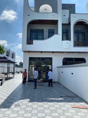 nhà vườn đang hoàn thiện ngay kcn cầu tràm..317m2 sân rộng thoáng mát