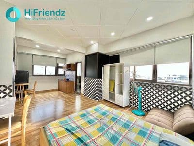 Căn hộ dịch vụ diện tích rộng đầy đủ nội thất