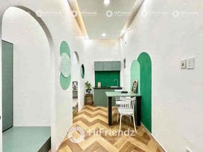 Cho thuê căn hộ 2pn đầy đủ tiện nghi gần đh văn hiến ở 4 - 5 người