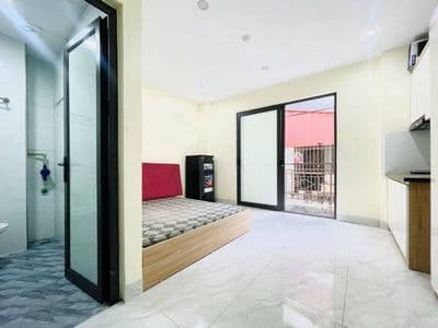 Cho thuê căn hộ khép kín full đồ có ban công Hoàng Mai