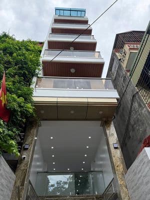 Bán nhà Lĩnh Nam, lô góc, 7 tầng thang máy