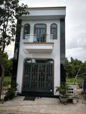 Bán nhà trệt lầu Mỹ Phước, Bến Cát, DT 5x12