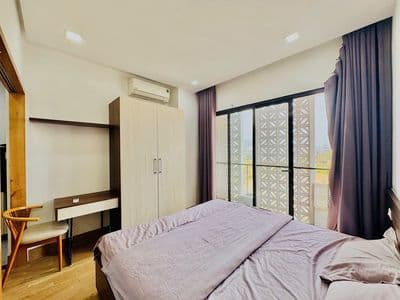 Căn hộ 1pn tầng cao có ban công - khu khuê mỹ