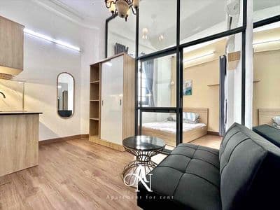 Căn hộ 1pn tách bếp balcon - chỉ 5trxx - full nội thất