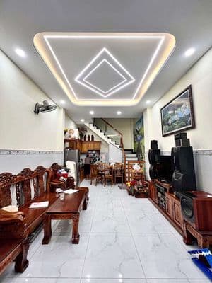 Nhà 4 tầng hương lộ 2 - hẻm xe tải thông gần 48m² giá 4 tỷ nhỉnh