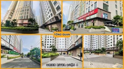 Chính chủ bán CH Green River Q8, DT 65m2/ 2PN, nhà mới, giá 2.82 tỷ