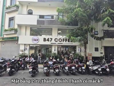 Mặt bằng kinh doanh Bình Thạnh đậu xe hơi thoải mái