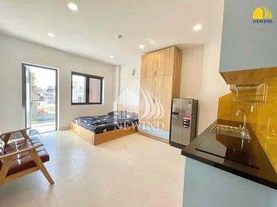 Studio bancon/cửa sổ -full nội thất sát rmit,tdtu, lotte mark