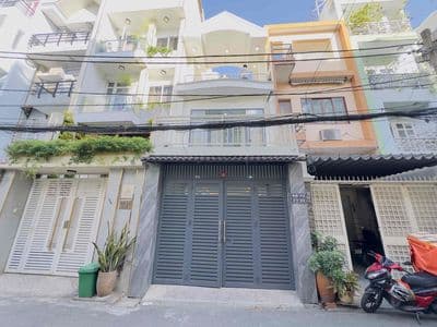 Cho thuê nhà 68/33 Út Tịch, 3 tầng ST, 4,2x20m, 25tr/tháng